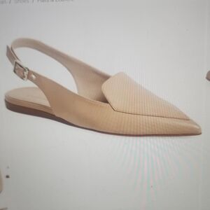 Stuart Weitzman Ryder Beige Slingback Flats Beige Size 10